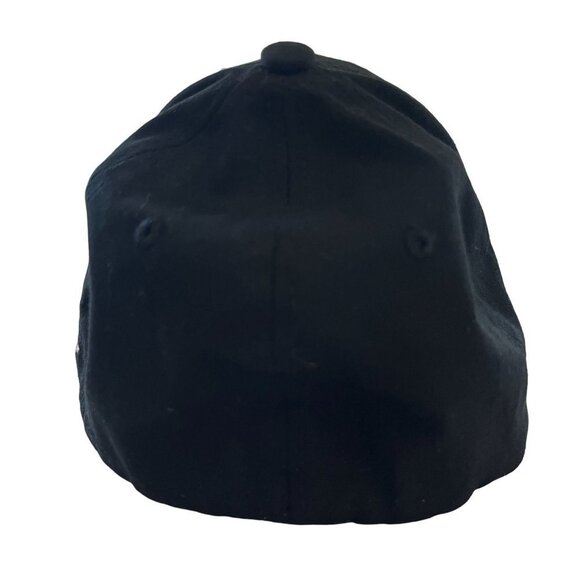 Plain Solid Hat Cap Womens Medium Fitted Black D Emblem Outdoor‎ Baseball… - Picture 5 of 8